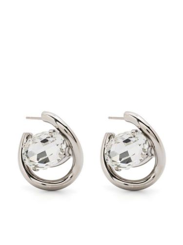 Boucles d'oreilles Twisted serties de strass - Marni - Modalova