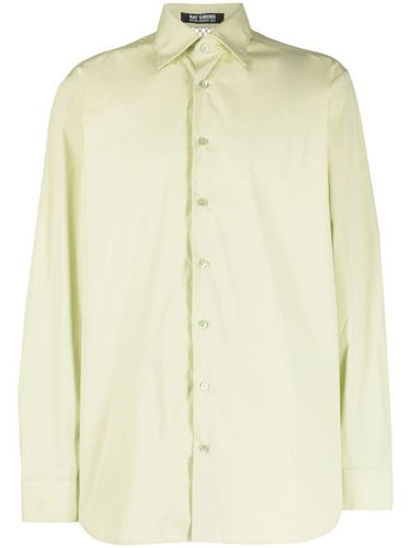 Chemise en coton à empiècement en résille - Raf Simons - Modalova