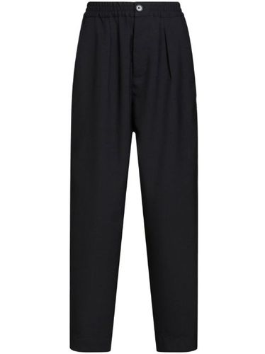 Pantalon en laine à design plissé - Marni - Modalova