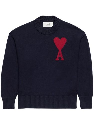 Pull Ami de Coeur en intarsia - AMI Paris - Modalova