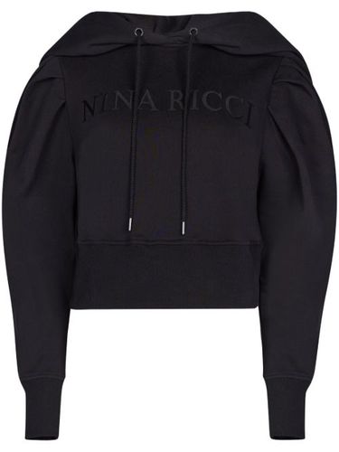 Hoodie en coton à logo brodé - Nina Ricci - Modalova