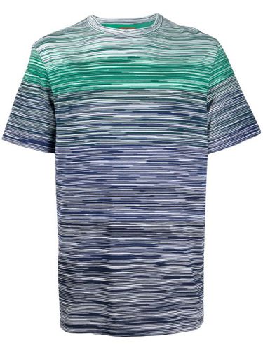 T-shirt rayé en coton à effet dégradé - Missoni - Modalova