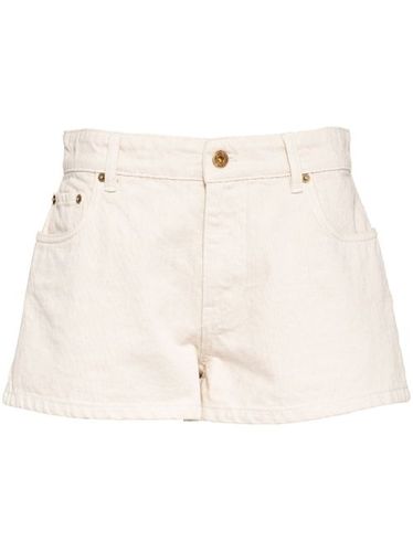 Short court en jean à taille basse - Miu Miu - Modalova