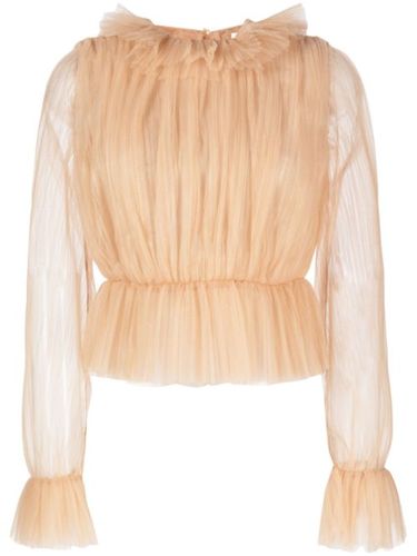 Blouse en tulle à manches longues - KHAITE - Modalova