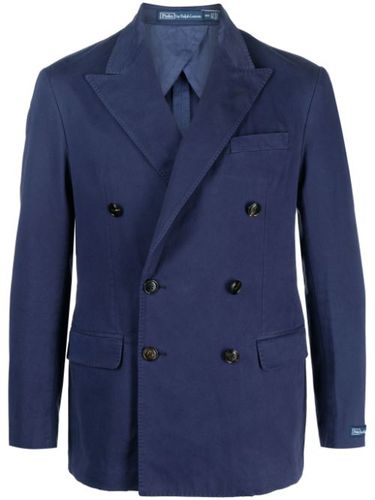 Blazer croisé à patch logo - Polo Ralph Lauren - Modalova