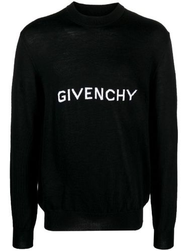 Pull en laine à logo brodé - Givenchy - Modalova