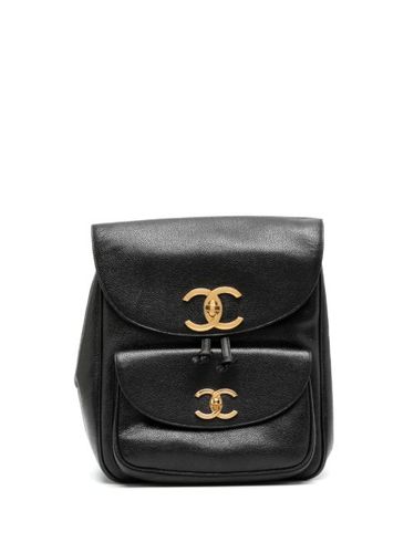 Sac à dos à fermoir CC (1995) - CHANEL Pre-Owned - Modalova