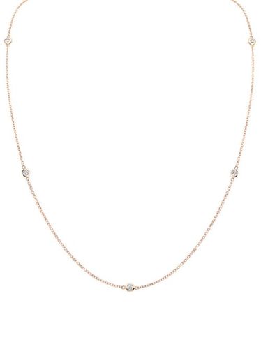 Collier Sundance en rose 18ct pavé de diamants - Pragnell - Modalova