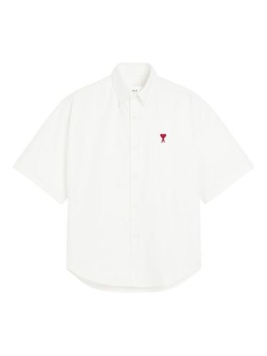 Chemise en coton à logo Ami de Coeur - AMI Paris - Modalova