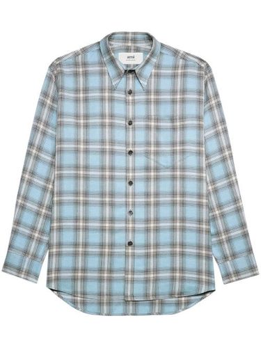 Chemise en maille à carreaux - AMI Paris - Modalova
