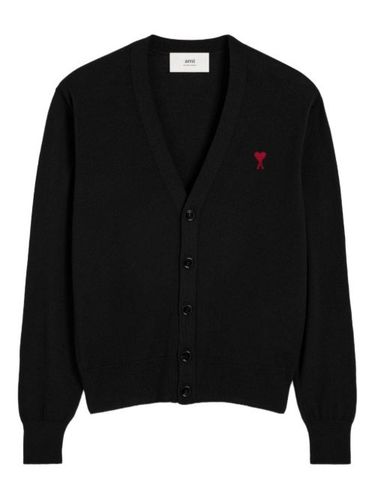 Cardigan à logo Ami de Coeur - AMI Paris - Modalova