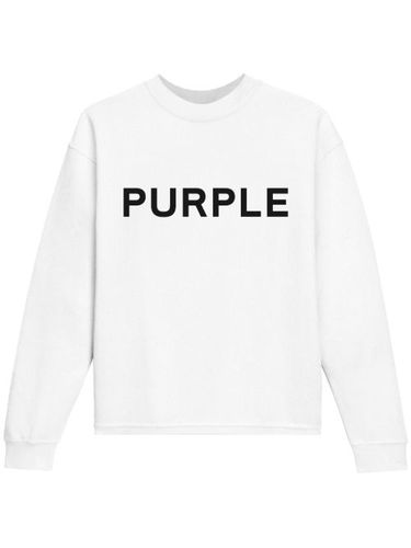 Sweat en polaire à logo imprimé - Purple Brand - Modalova