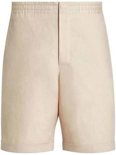 Short en lin à taille élastiquée - Zegna - Modalova
