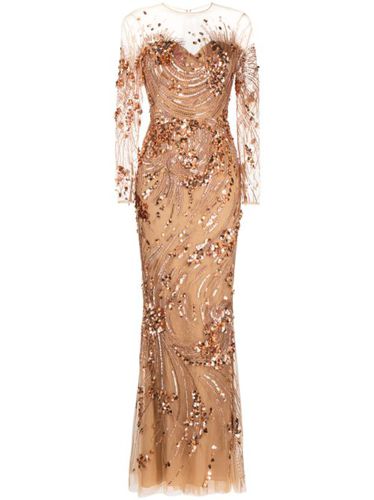 Robe longue à sequins - Zuhair Murad - Modalova