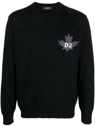 Sweat à logo en intarsia - DSQUARED2 - Modalova