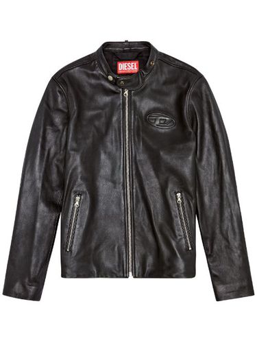 Veste de moto L-Metalo en cuir - Diesel - Modalova