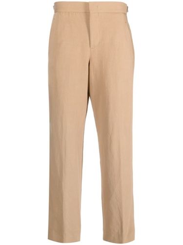 Pantalon en lin mélangé à coupe droite - PT Torino - Modalova