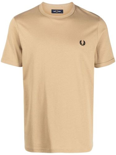 T-shirt en coton à logo brodé - Fred Perry - Modalova