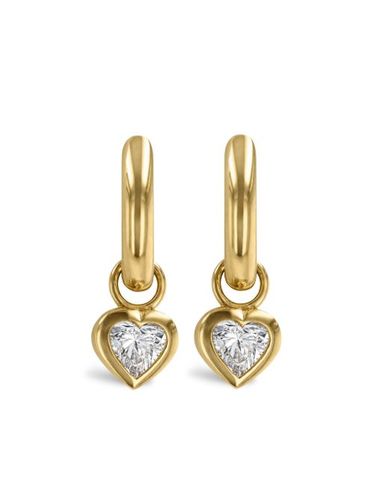 Créoles Sundance en 18ct pavées de diamants - Pragnell - Modalova
