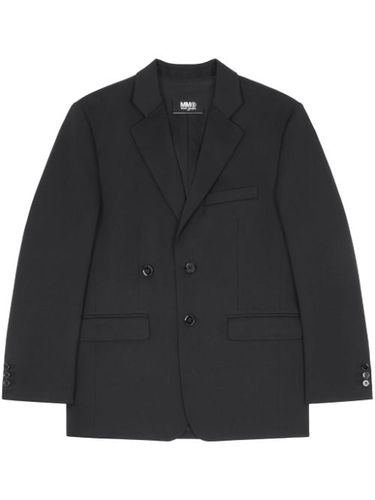 Blazer asymétrique à simple boutonnage - MM6 Maison Margiela - Modalova