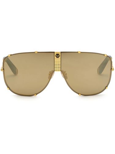 Lunettes de soleil à monture oversize - Philipp Plein - Modalova