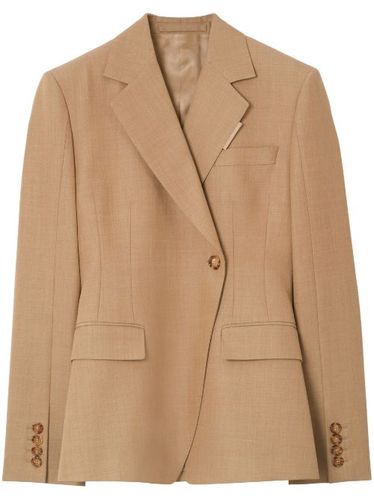 Blazer en laine à simple boutonnage - Burberry - Modalova