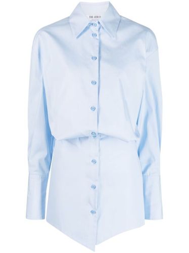 Robe-chemise Silvye courte en soie - The Attico - Modalova