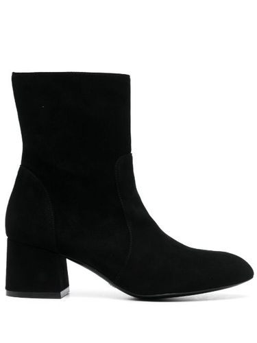 Bottines Flareblock en daim 60 mm - Stuart Weitzman - Modalova