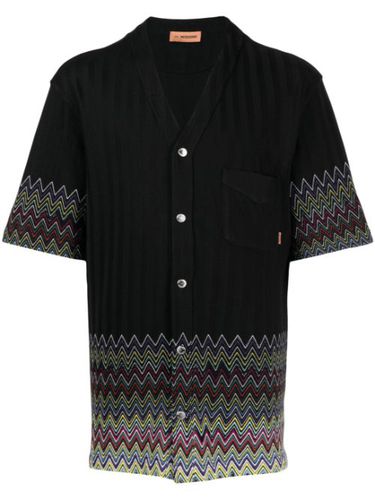 Chemise en coton à motif de chevrons - Missoni - Modalova