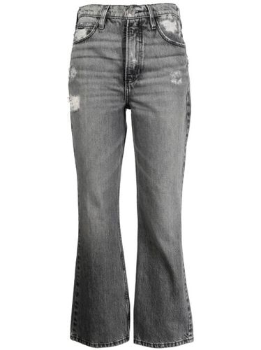 Jean taille-haute à effet usé - FRAME - Modalova