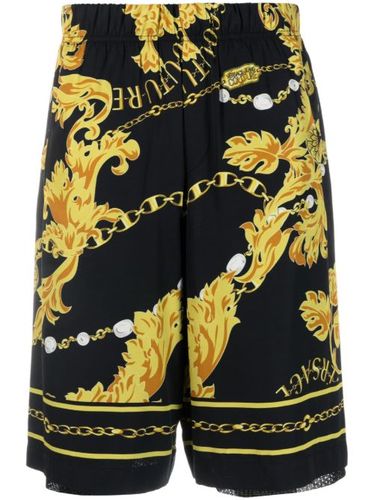 Short sarouel à imprimé Barocco - Versace Jeans Couture - Modalova