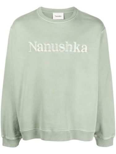 Sweat en coton à logo brodé - Nanushka - Modalova