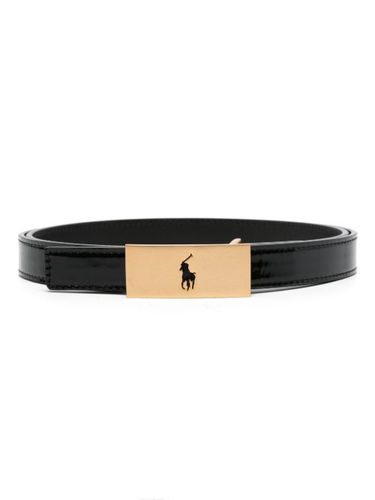 Ceinture Paige Pony en cuir - Polo Ralph Lauren - Modalova