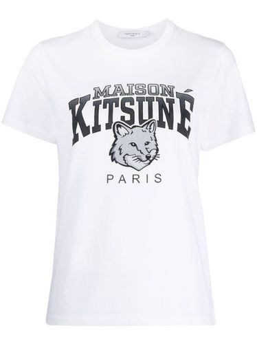 T-shirt Campus Fox en coton - Maison Kitsuné - Modalova