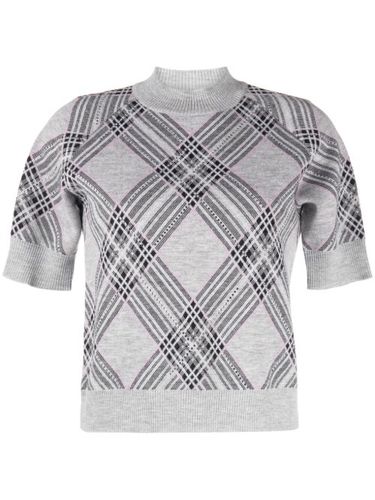 Pull en maille intarsia - Giuseppe Di Morabito - Modalova