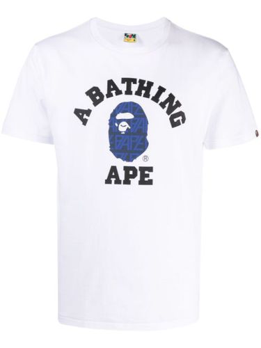 T-shirt en coton à logo imprimé - A BATHING APE® - Modalova