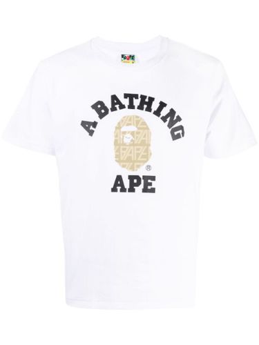 T-shirt en coton à patch logo - A BATHING APE® - Modalova