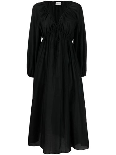 Robe mi-longue à col v - Matteau - Modalova