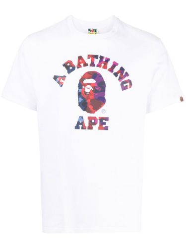 T-shirt en coton à patch logo - A BATHING APE® - Modalova