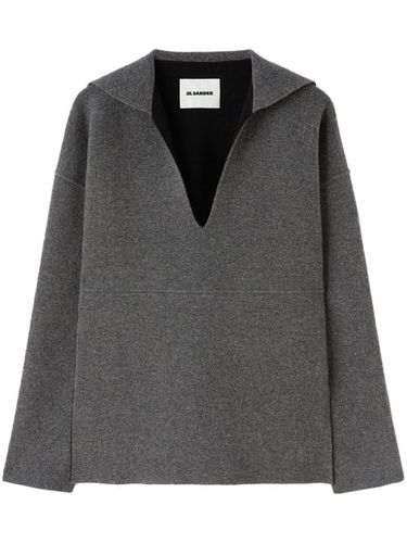 Jil Sander pull à col marin - Gris - Jil Sander - Modalova