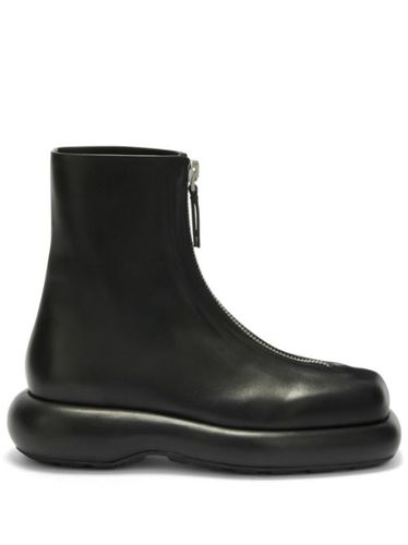 Bottes en cuir à fermeture zippée - Jil Sander - Modalova