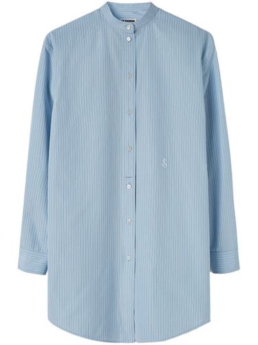 Chemise en coton rayée à patch logo - Jil Sander - Modalova