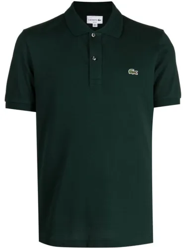 Polo en coton à patch logo - Lacoste - Modalova