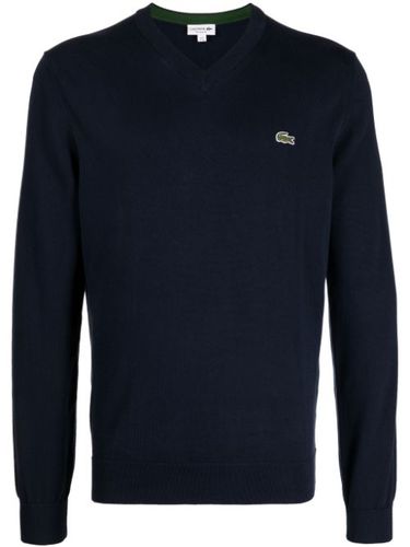 Sweat en coton à patch logo - Lacoste - Modalova