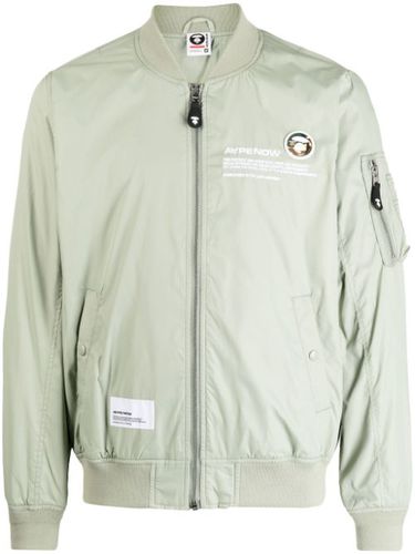 Veste bomber à slogan imprimé - AAPE BY *A BATHING APE® - Modalova