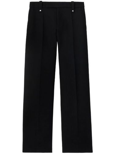 Pantalon droit à détails de plis - Burberry - Modalova