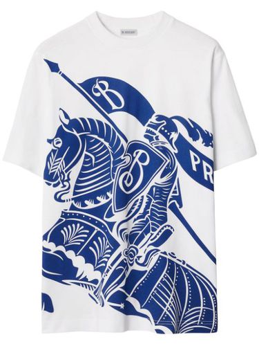 T-shirt en coton à motif Equestrian Knight - Burberry - Modalova