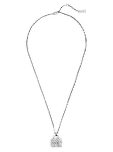 Collier à pendentif serti de cristaux - Marc Jacobs - Modalova