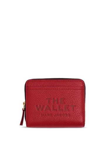 Portefeuille en cuir à logo imprimé - Marc Jacobs - Modalova