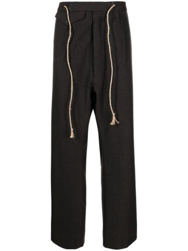 Pantalon en laine à lien de resserrage - Maison Margiela - Modalova